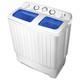 Lave-linge à Double Cuve Compact Mini Lave-linge 5kg + Sèche-linge 3kg