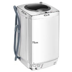 Lave-linge / essoreuse portable compact 2 en 1 entièrement automatique 3,5 kg de capacité
