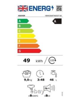 Lave-linge intégré Hoover 300 Pro 9kg 1600tr/min Blanc Usagé Sous Garantie