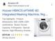 Lave-linge Intégré Hoover Hbwos69tame 9 Kg 1600 Tours/min Affichage Exposé Neuf
