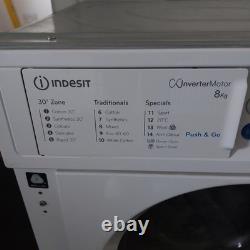Lave-linge intégré Indesit à moteur Inverter 8 kg, blanc
