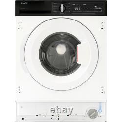 Lave-linge intégré Sharp ES-NIH714BWA-EN 7 kg 1400 tours/min Blanc 33141
