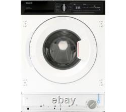 Lave-linge intégré Sharp ES-NIH814BWA-EN 8 kg 1400 tours/min blanc 28310