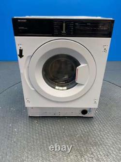 Lave-linge intégré Sharp ES-NIH814BWA-EN 8 kg 1400 tours/min blanc 28310