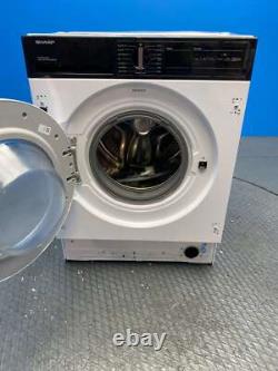 Lave-linge intégré Sharp ES-NIH814BWA-EN 8 kg 1400 tours/min blanc 28310