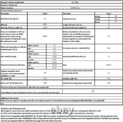 Lave-linge intégré Willow WWM712BI 7 kg 1200 RPM avec Aquaball