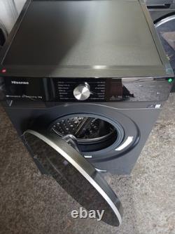 Lave-linge noir Hisense 5S Series WF5S1245BB 12KG 1400RPM avec dosage automatique