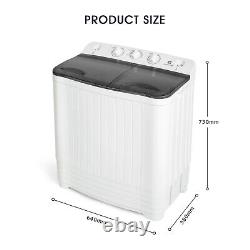 Lave-linge portable 4,5 KG/8,5 KG Mini lave-linge compacte essoreuse pour dortoir