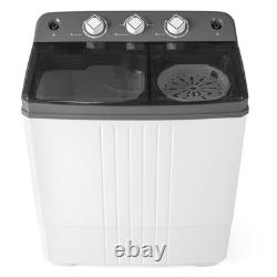 Lave-linge portable COSTWAY à double cuve 8 kg - Gris
