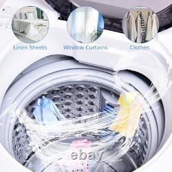 Lave-linge portable compact 2 en 1 entièrement automatique avec essoreuse, capacité de 3,5 kg
