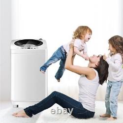 Lave-linge portable compact 2 en 1 entièrement automatique, essoreuse, capacité de 3,5 kg
