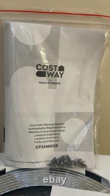 Lave-linge portable entièrement automatique avec 6 programmes et 3 niveaux d'eau