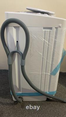 Lave-linge portable entièrement automatique avec 6 programmes et 3 niveaux d'eau