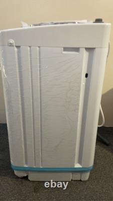 Lave-linge portable entièrement automatique avec 6 programmes et 3 niveaux d'eau