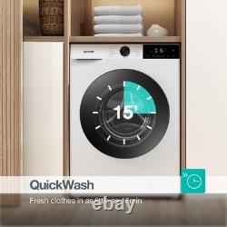 Lave-linge pose libre 11 kg, 1 400 tr/min, blanc, WG2P114A22/UK, grande capacité de 66 litres