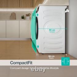 Lave-linge pose libre 11 kg, 1 400 tr/min, blanc, WG2P114A22/UK, grande capacité de 66 litres