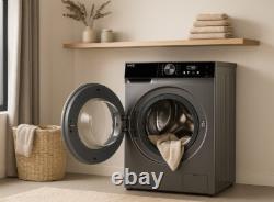 Lave-linge pose libre HYE Premium 10 kg avec écran tactile LED graphite