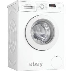 Machine à laver Bosch Série 2 WAJ28008GB, blanc, 7kg, 1400 tours par minute, pose libre.