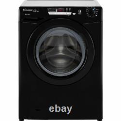 Machine à laver Candy HCU1492DBBE/1 de 9 kg, 1400 tr/min, classe énergétique D, couleur noire, 1400 tr/min.