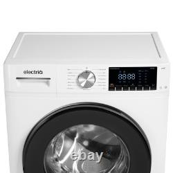 Machine à laver ElectriQ 8 kg 1400 tr/min blanche vapeur lavage rapide silencieuse classe A