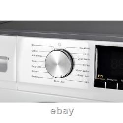 Machine à laver ElectriQ 8 kg 1400 tr/min blanche vapeur lavage rapide silencieuse classe A