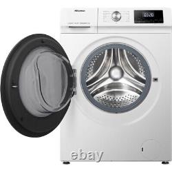 Machine à laver Hisense WFQA1214EVJM de la série 3, blanc, 1400 tours, pose libre