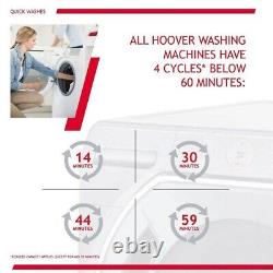 Machine à laver Hoover H3W58TE blanche 8kg 1500 tr/min pose libre