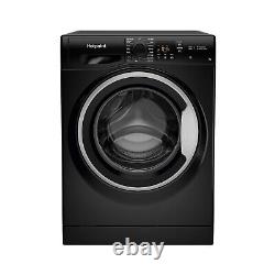 Machine à laver Hotpoint Anti-taches 7kg 1400tr/min Noire NSWM743UBSUKN