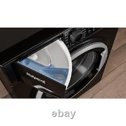 Machine à laver Hotpoint Anti-taches 7kg 1400tr/min Noire NSWM743UBSUKN