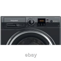 Machine à laver Hotpoint NSWM 7469 BS UK 7 kg noire 1400 tr/min classe A