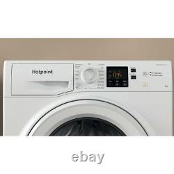 Machine à laver Hotpoint NSWM 846 W UK 8 kg Blanc 1400 tr/min Noté A