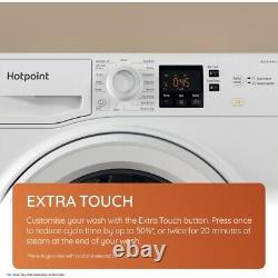 Machine à laver Hotpoint NSWM 846 W UK Blanc 8kg 1400 tours/min sur pied