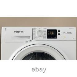 Machine à laver Hotpoint NSWM 846 W UK Blanc 8kg 1400 tours/min sur pied