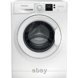 Machine à laver Hotpoint NSWM743UWUKN blanche 7kg 1400 tours/min sur pied