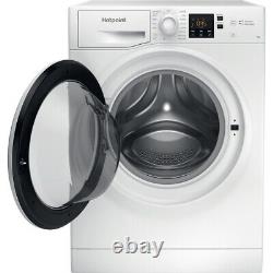 Machine à laver Hotpoint NSWM743UWUKN blanche 7kg 1400 tours/min sur pied