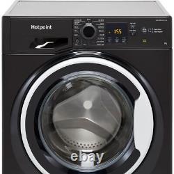 Machine à laver Hotpoint NSWM845CBSUKN 8 kg 1400 tr / min Classe B Noire 1400 tr / min