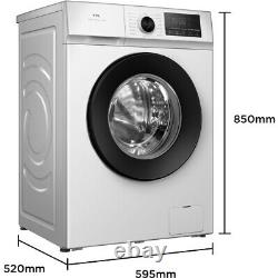 Machine à laver TCL FF0924WA0UK blanche 9kg 1400 tr / min sur pied