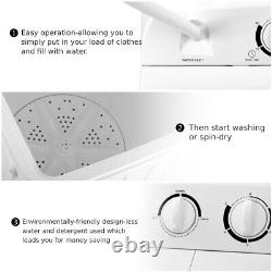 Machine à laver Twin Tub Compact Mini pour buanderie d'appartements et de dortoirs