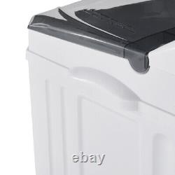 Machine à laver à deux bacs compacte mini lave-linge 4,5 kg + sèche-linge 1,5 kg