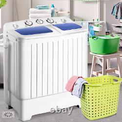 Machine à laver à double bac compacte Mini lave-linge 5 kg Laveuse + 3 kg Sécheuse