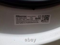 Machine à laver à vapeur blanche Hisense 8 kg de capacité, 1400 tours/minute