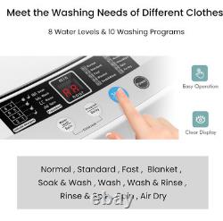 Machine à laver entièrement automatique Costway avec une capacité de 4,5 kg