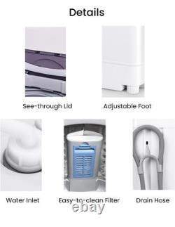 Machine à laver entièrement automatique Costway avec une capacité de 4,5 kg