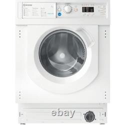 Machine à laver intégrée Indesit BI WMIL 71252 UK N à chargement frontal avec essorage de 1200 tours/min et capacité de 7 kg