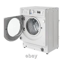 Machine à laver intégrée Indesit Push&Go 8 kg 1400 tr/min Blanc BIWMIL81485UK