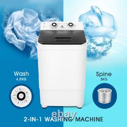 Machine à laver portable 4.5KG/8.5KG Mini lave-linge compact essoreuse pour dortoir