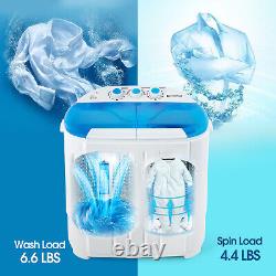 Machine à laver portable Mini 5 kg Twin Tub Dorm Compact Sèche-linge Lave-linge