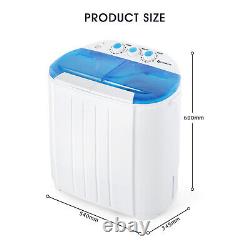 Machine à laver portable Mini 5 kg Twin Tub Dorm Compact Sèche-linge Lave-linge
