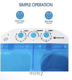 Machine à laver portable à double cuve capacité 5 kg et combo essoreuse