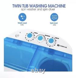 Machine à laver portable à double cuve capacité 5 kg et combo essoreuse